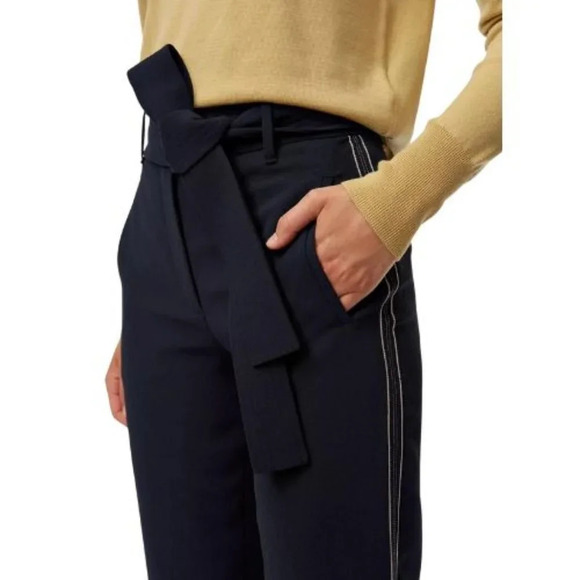 Aritzia Wilfred Womens Size 4 Jallade Cropped High Waisted Crepe Pant - Picture 2 of 16